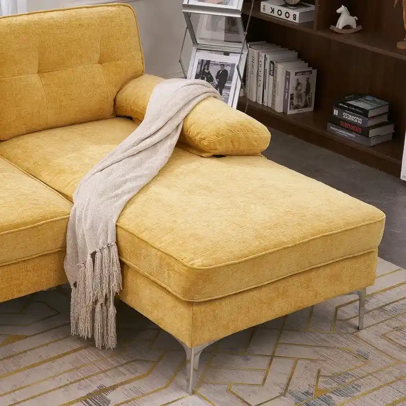 Divano modulare da interno a 3 posti, semplice ed elegante