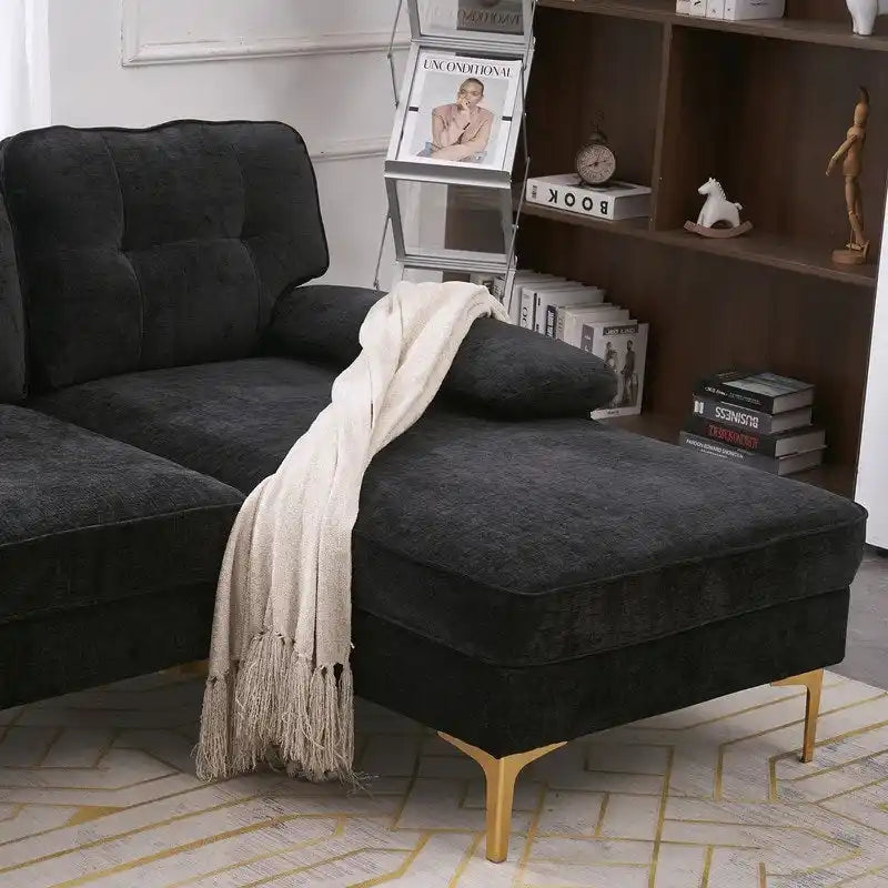 Divano modulare da interno a 3 posti, semplice ed elegante
