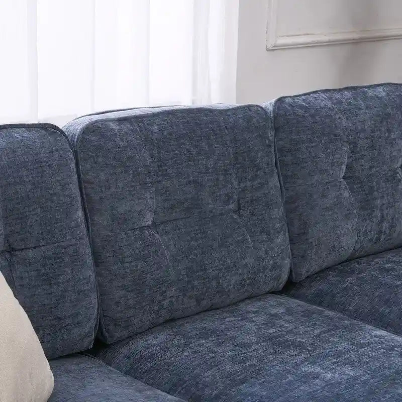 Divano modulare da interno a 3 posti, semplice ed elegante