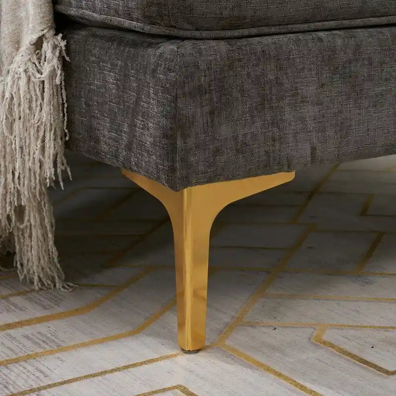 Divano modulare da interno a 3 posti, semplice ed elegante