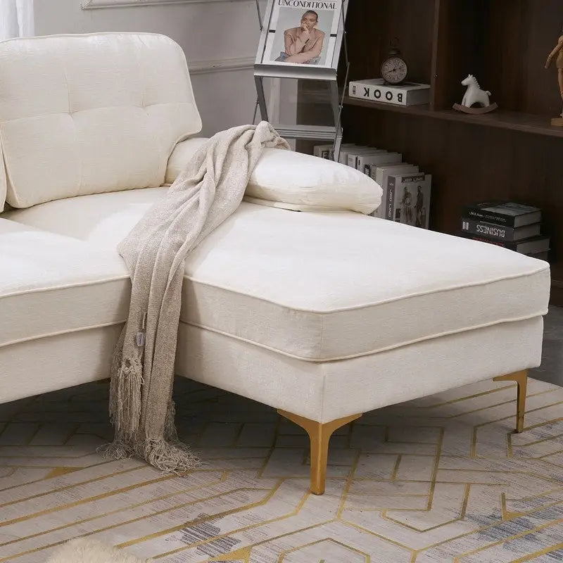 Divano modulare da interno a 3 posti, semplice ed elegante