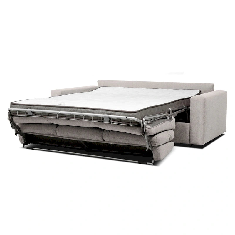 Divano letto matrimoniale Stearns & Foster Paolo da 82 pollici con materasso in memory foam da 5 pollici