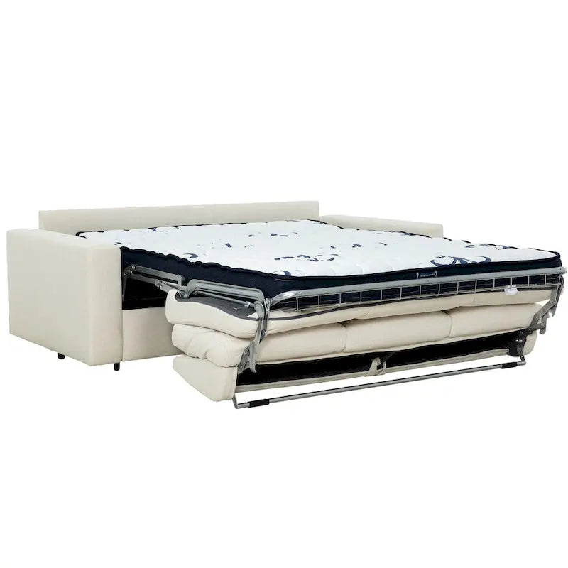 Divano letto matrimoniale Stearns & Foster Paolo da 82 pollici con materasso in memory foam da 5 pollici