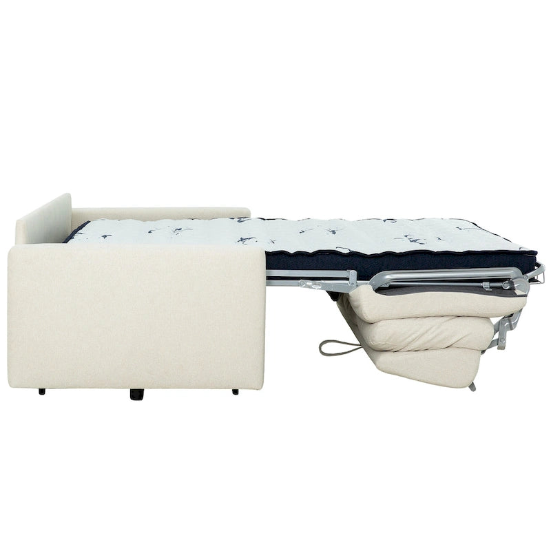 Divano letto matrimoniale Stearns & Foster Paolo da 82 pollici con materasso in memory foam da 5 pollici