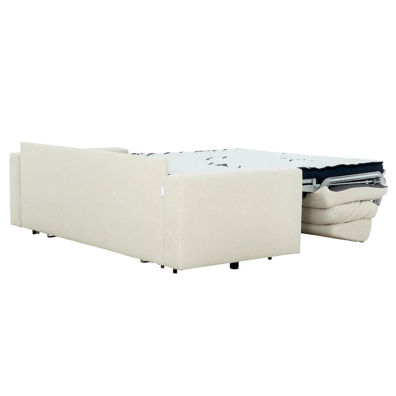 Divano letto matrimoniale Stearns & Foster Paolo da 82 pollici con materasso in memory foam da 5 pollici