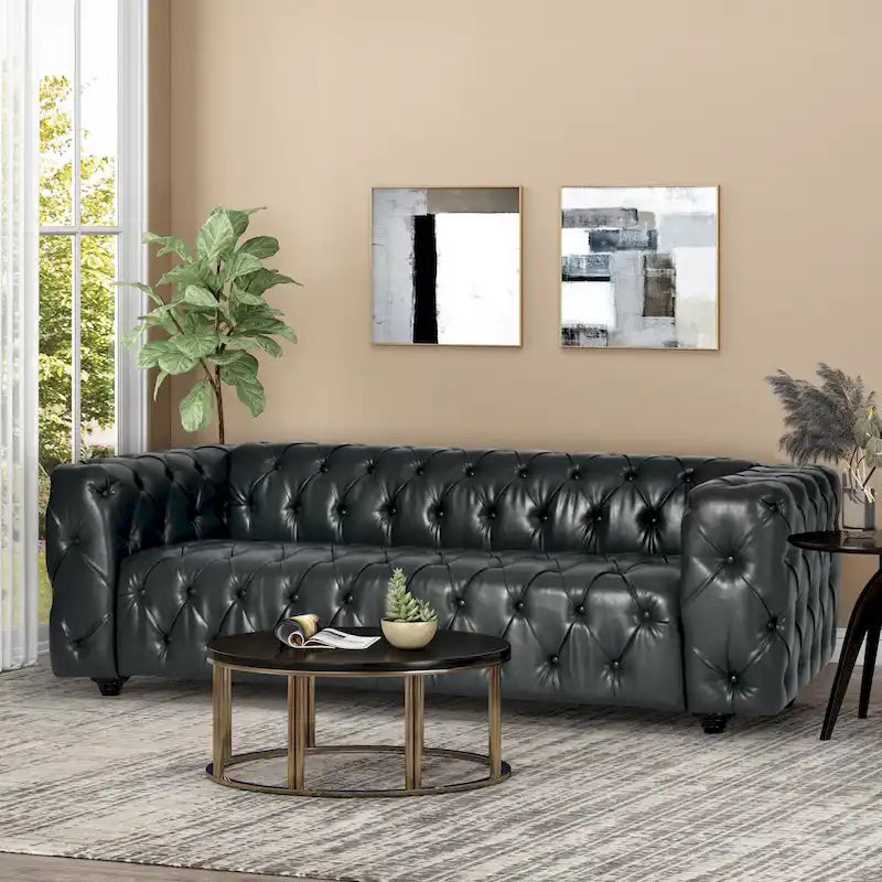 Sagewood klassiek-eigentijdse bank met diepe capitons van Christopher Knight Home