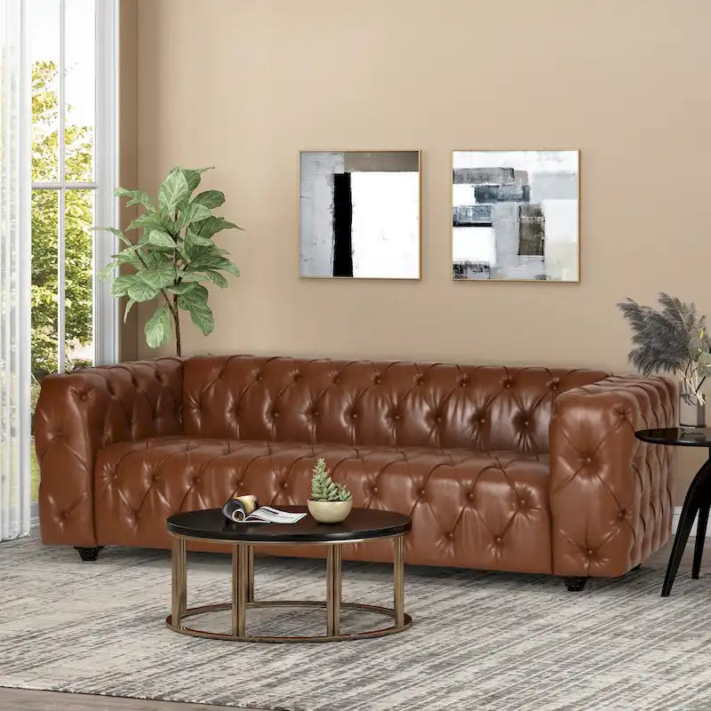 Sagewood klassiek-eigentijdse bank met diepe capitons van Christopher Knight Home