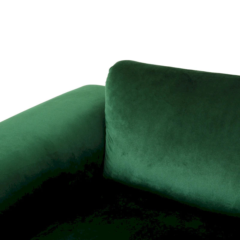 Divano a 4 posti in velluto Croydon Modern Glam di Christopher Knight Home