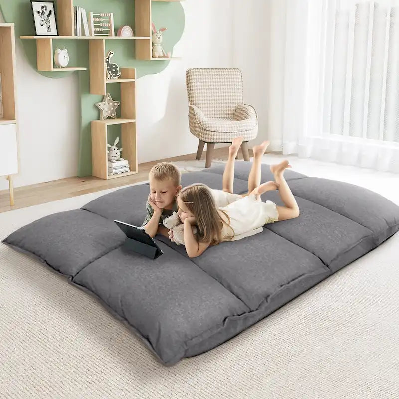 Divano moderno pigro, set futon carini, divano letto comodo e regolabile