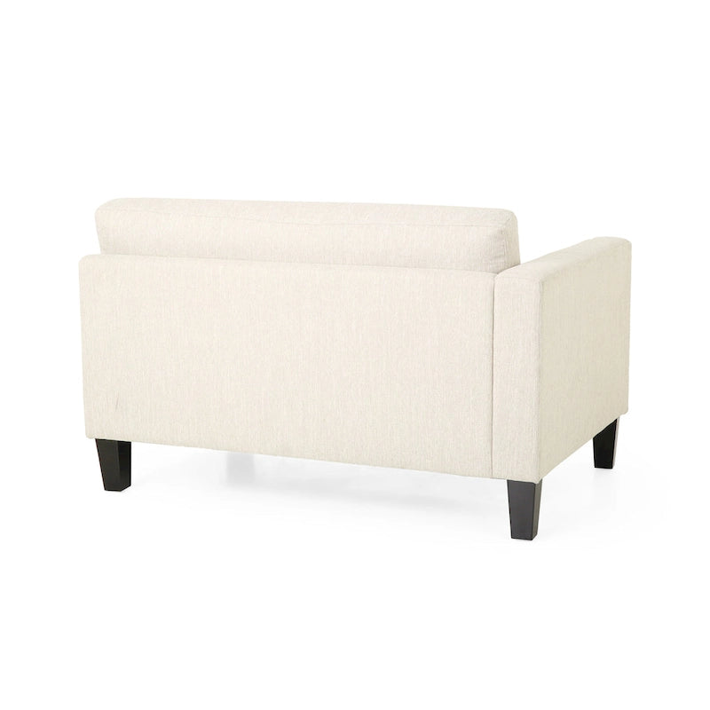 Clemons Contemporary Fabric 4-seater Sofa with Accent Pillows by Christopher Knight Home