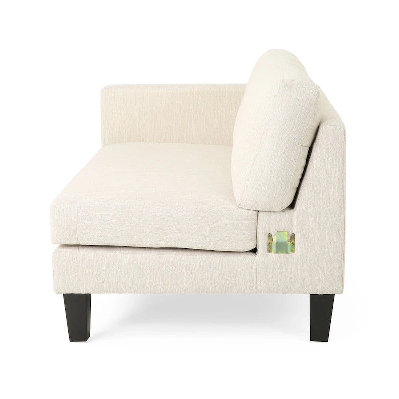 Clemons Contemporary Fabric 4-seater Sofa with Accent Pillows by Christopher Knight Home
