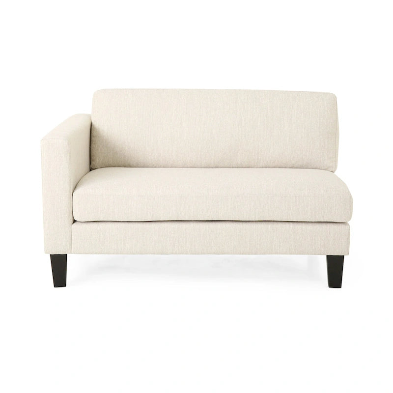 Clemons Contemporary Fabric 4-seater Sofa with Accent Pillows by Christopher Knight Home