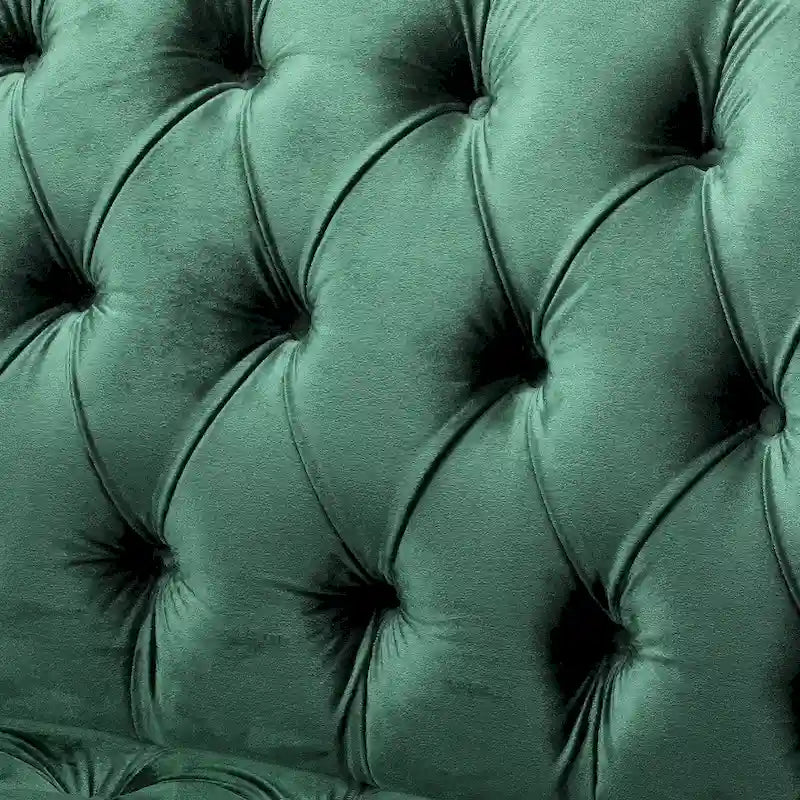 Adelia Modern Glam Tufted Velvet Sofa by Christopher Knight Home