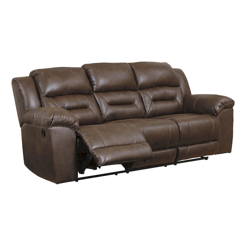 Divano reclinabile contemporaneo Stoneland color cioccolato