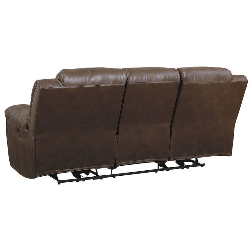 Divano reclinabile contemporaneo Stoneland color cioccolato