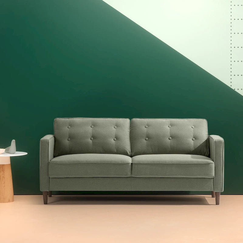 Priage by ZINUS Divano trapuntato color verde pera