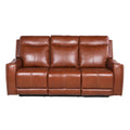 Steve Silver Newport Power Top Grain Leather Reclining Sofa
