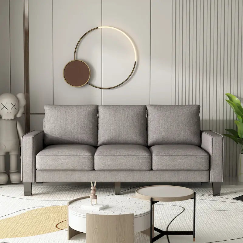 Fabric Upholstered Living Room Furniture Sofa