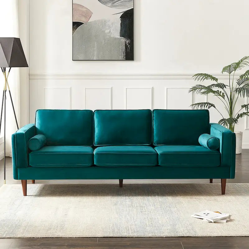 Divano Lavinia in Stile Moderno di Metà Secolo per Soggiorno - 33 x 88 x 34