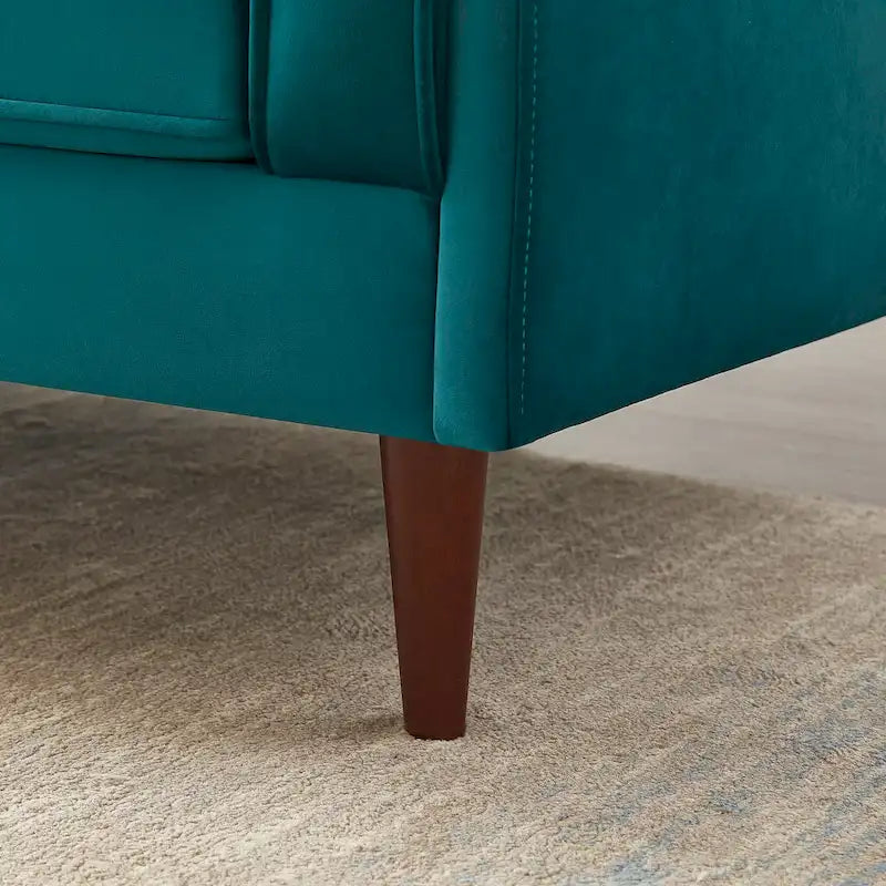 Divano Lavinia in Stile Moderno di Metà Secolo per Soggiorno - 33 x 88 x 34