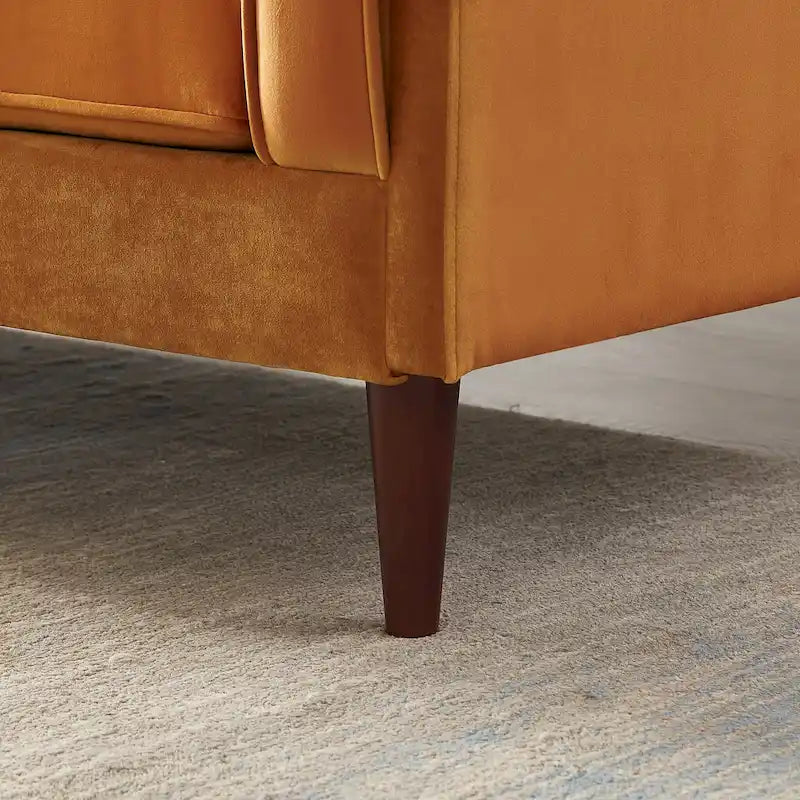 Divano Lavinia in Stile Moderno di Metà Secolo per Soggiorno - 33 x 88 x 34