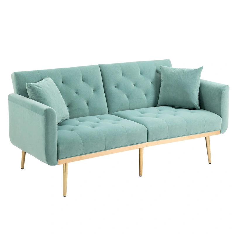 Divano modulare d'accento con piedini in metallo - 30,31 x 30,71 x 65,36