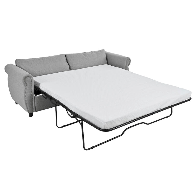 U_Style 80.7 Divano Letto 2 in 1 con Ampio Materasso (63*70.9*3.3 pollici), per Soggiorno e Camera da Letto