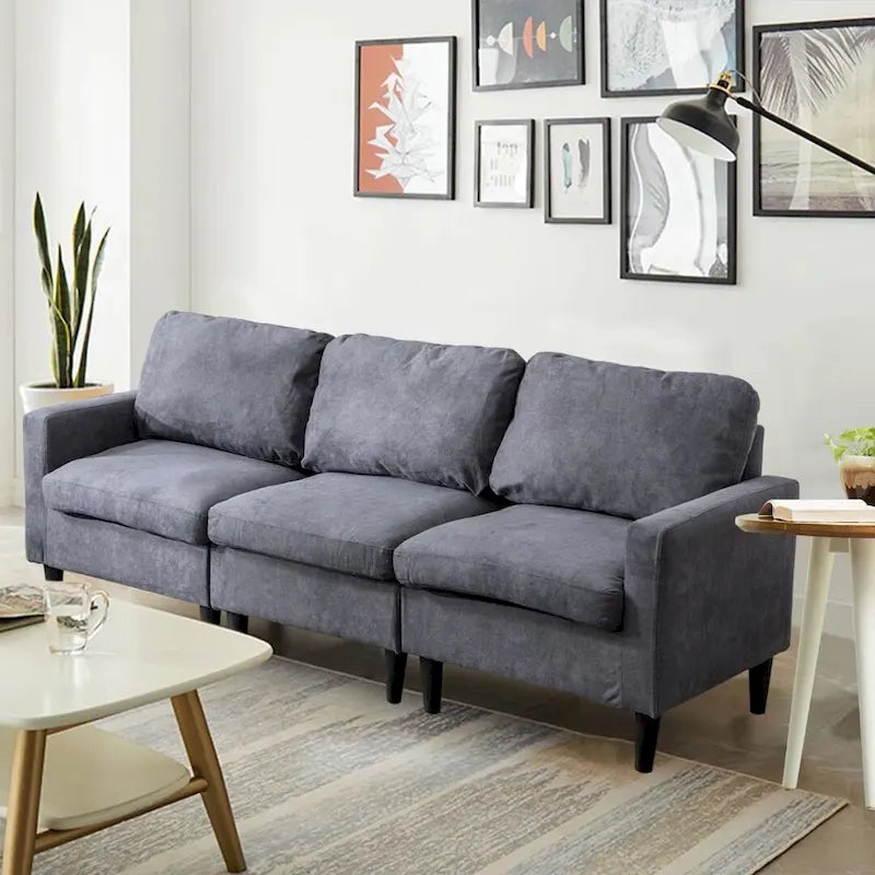 Divano componibile trasformabile fai da te con pouf