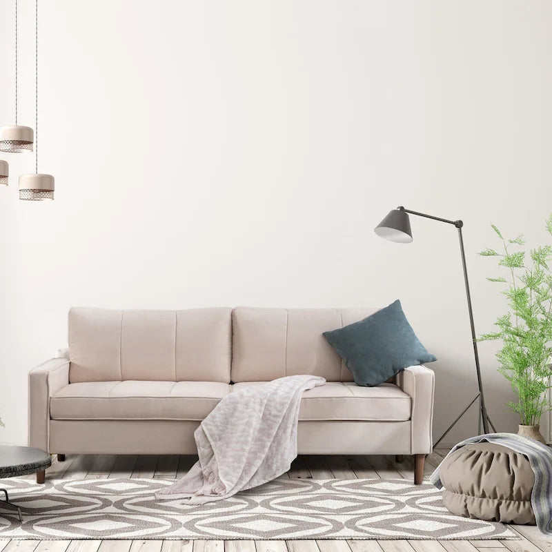 Divano componibile trasformabile fai da te con pouf