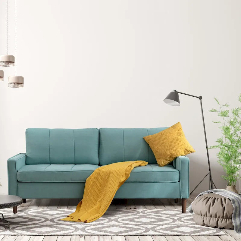 Divano componibile trasformabile fai da te con pouf
