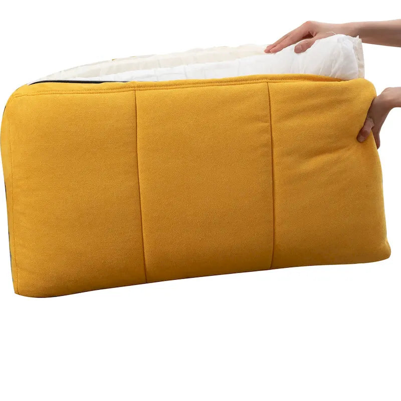 Divano componibile trasformabile fai da te con pouf