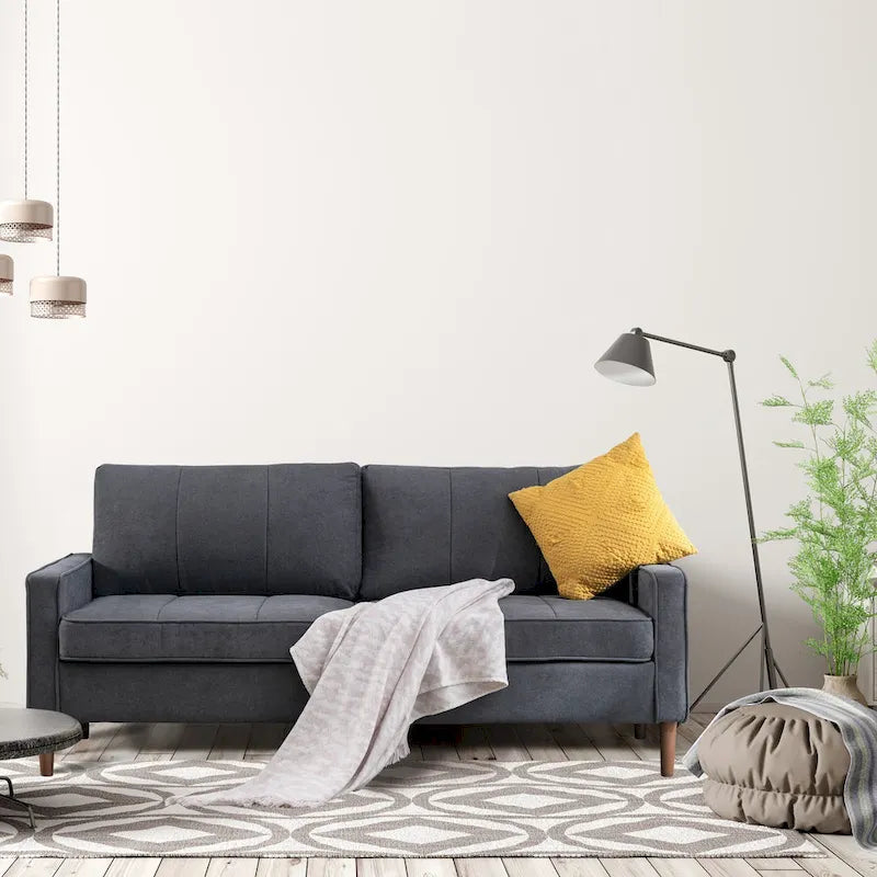 Divano componibile trasformabile fai da te con pouf