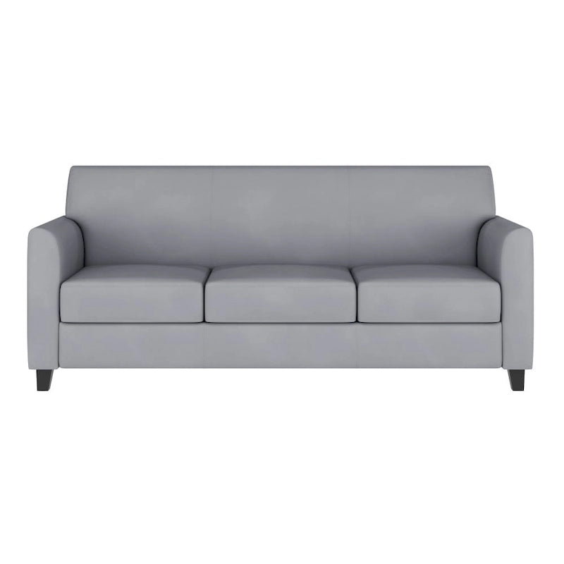 Divano in LeatherSoft con Cornice Cucita a Linee Pulite - 70L x 29P x 32.25A