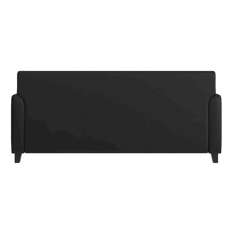 Divano in LeatherSoft con Cornice Cucita a Linee Pulite - 70L x 29P x 32.25A