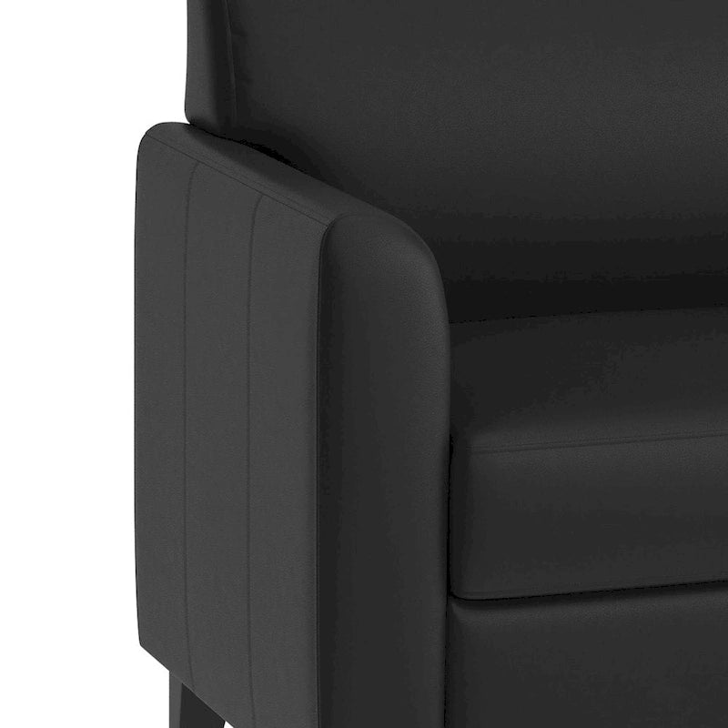 Divano in LeatherSoft con Cornice Cucita a Linee Pulite - 70L x 29P x 32.25A