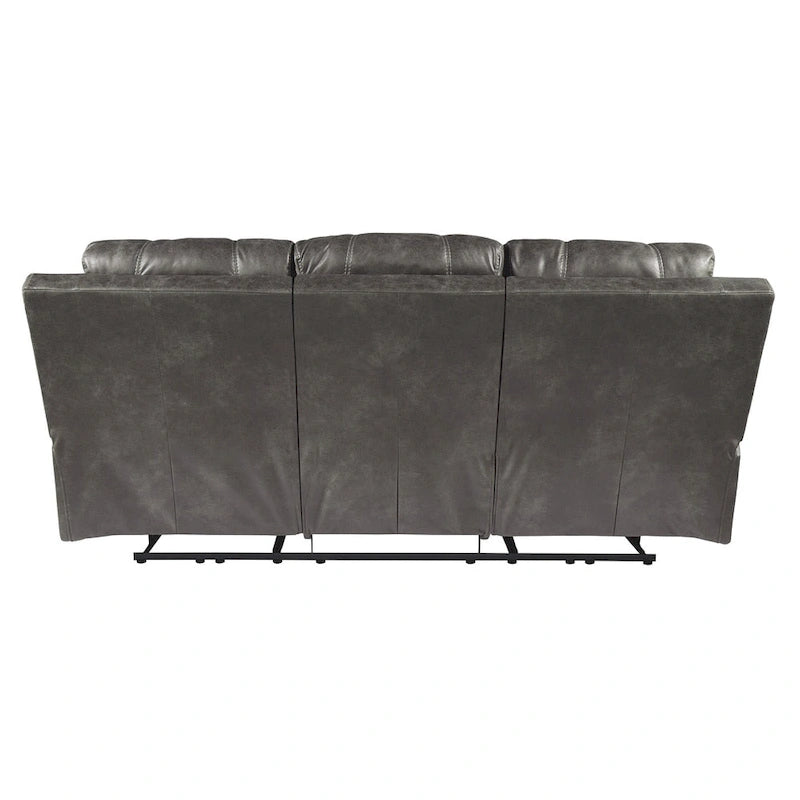 Erlangen Contemporary Power Reclining Sofa with Adjustable Headrest Midnight