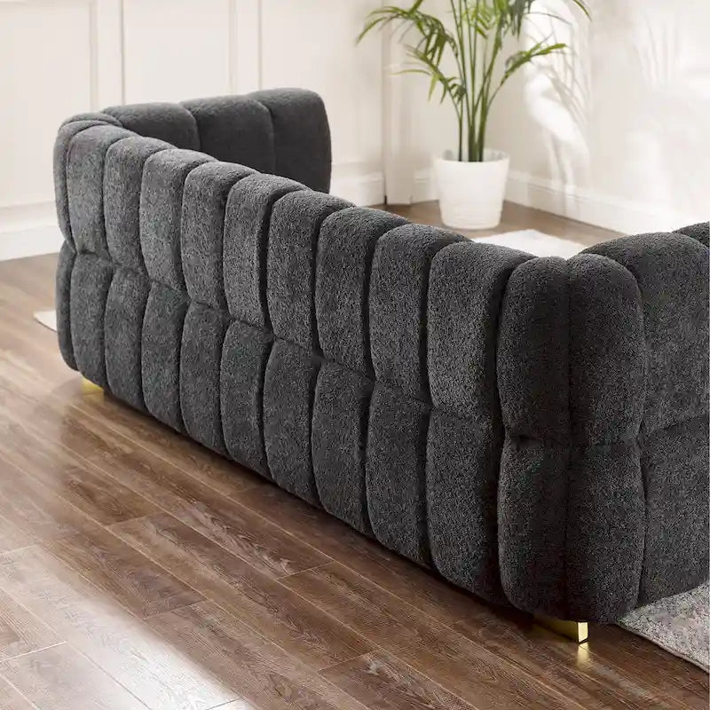 VANOMi 85inch Modern Couch, Leisure Comfortable Sofa - 85 x 33.86