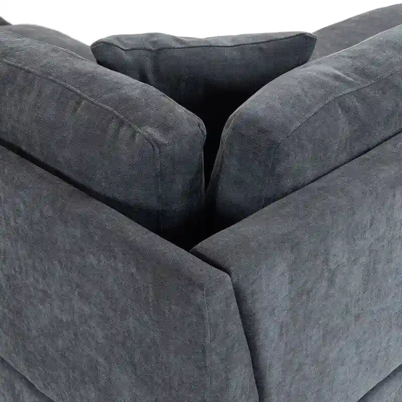 Modulares Sofa mit abnehmbarem Aufbewahrungshocker und 2 versteckten Getränkehaltern