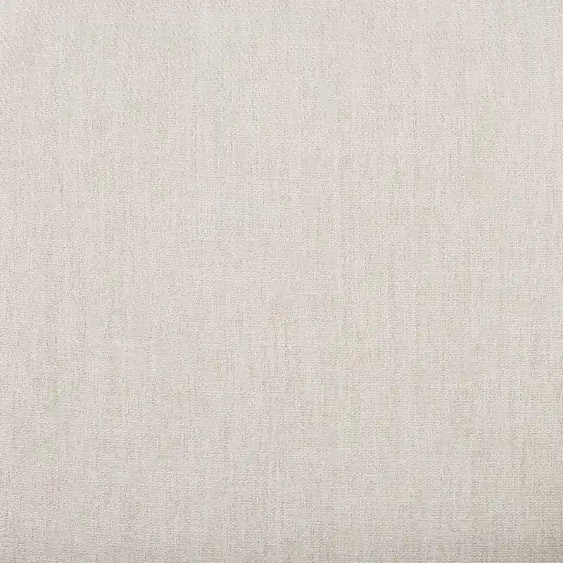 Tessuto Crema Loretta con Struttura in Legno Massello e Cuscini a Rullo - 87,9W x 36,2D x 33,8H