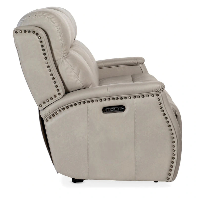 Hooker Furniture SS703-RHEA-POWER-SOFA Rhea 78 Wide Leather Power