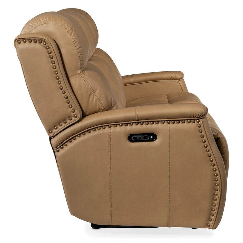 Hooker Furniture SS703-RHEA-POWER-SOFA Rhea 78 Wide Leather Power