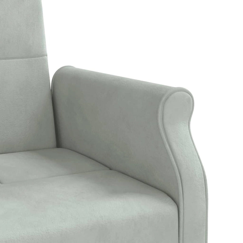 vidaXL Divano letto Divano a due posti convertibile con cuscini per monolocale Velluto - 85 x 35 x 27.6