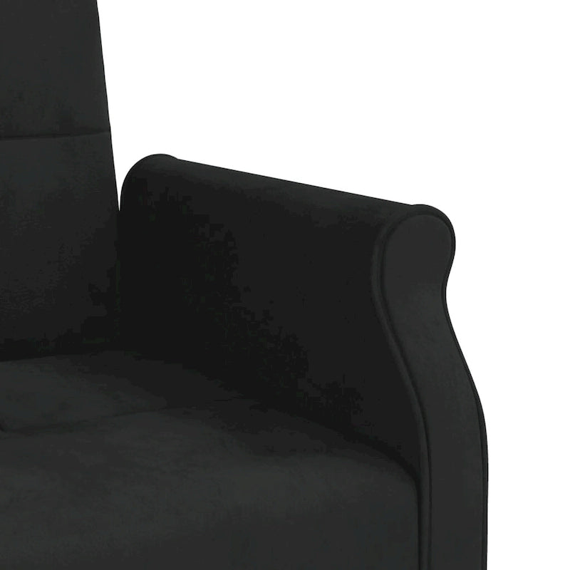 vidaXL Divano letto Divano a due posti convertibile con cuscini per monolocale Velluto - 85 x 35 x 27.6