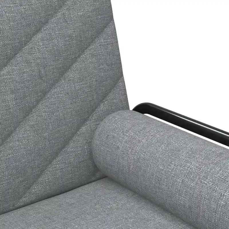 vidaXL Sleeper Sofa with Armrests Sofa Couch Recliner Chair Loveseat Fabric - 80.7 x 35 x 27.6
