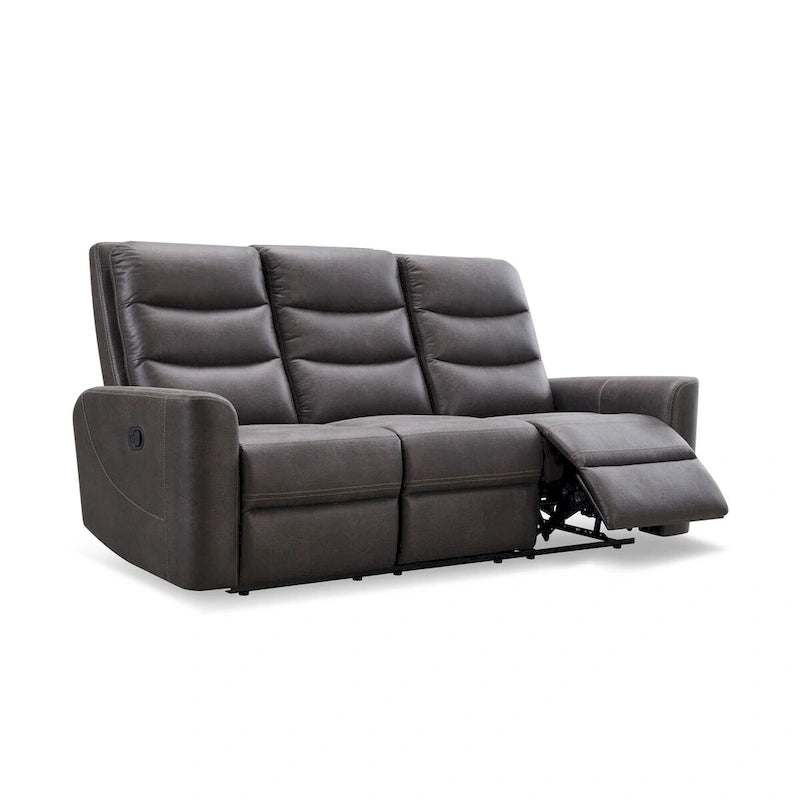 Abbyson Ford Fabric Manual Reclining Sofa