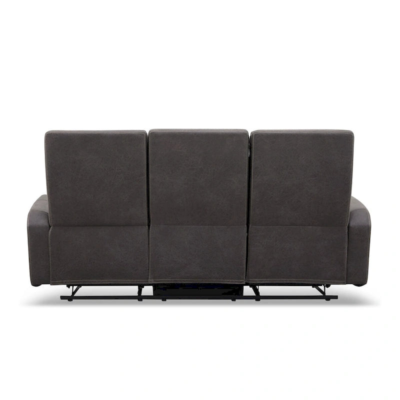 Abbyson Ford Fabric Manual Reclining Sofa