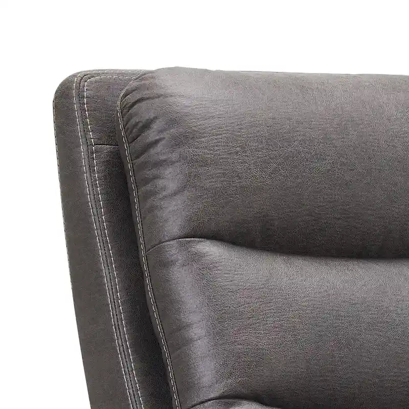 Abbyson Ford Fabric Manual Reclining Sofa