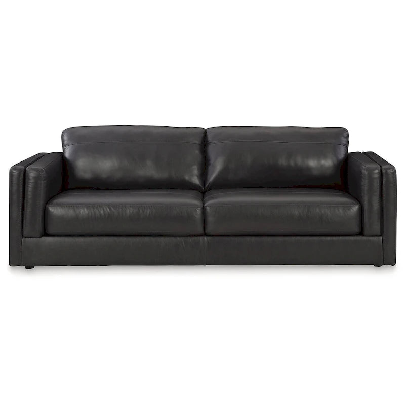 Signature Design by Ashley Amiata Onyx Sofa - 96W x 41D x 35H