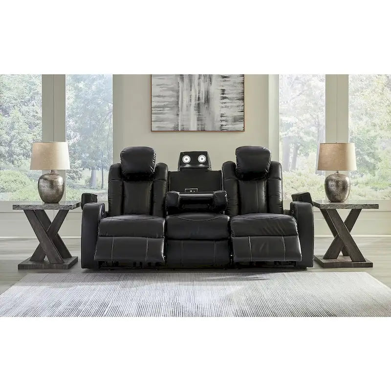 Signature Design by Ashley Caveman Den Divano Reclinabile Elettrico Midnight - 86 L x 42 P x 42 A