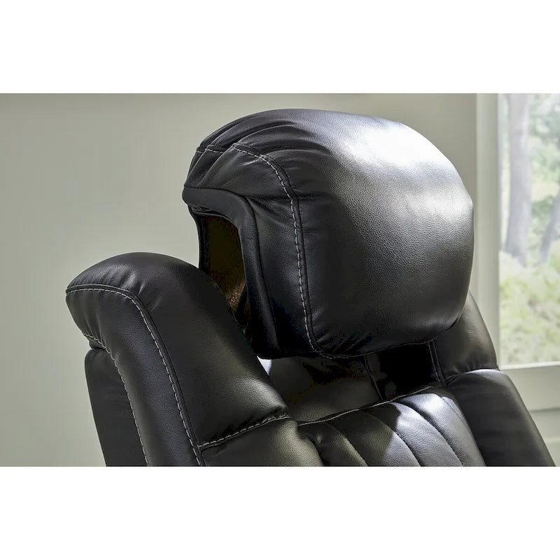 Signature Design by Ashley Caveman Den Divano Reclinabile Elettrico Midnight - 86 L x 42 P x 42 A